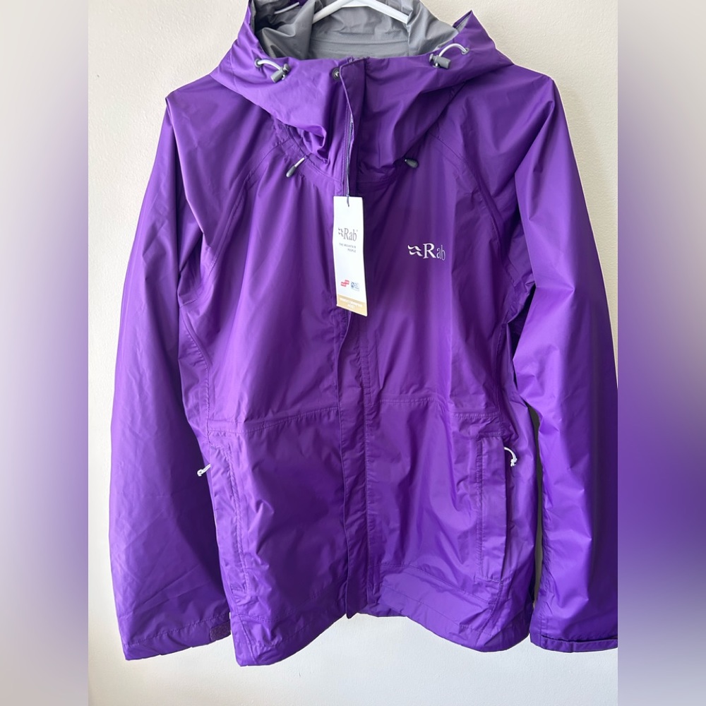 Rab Women's Waterproof Rain Jacket with Hood XL